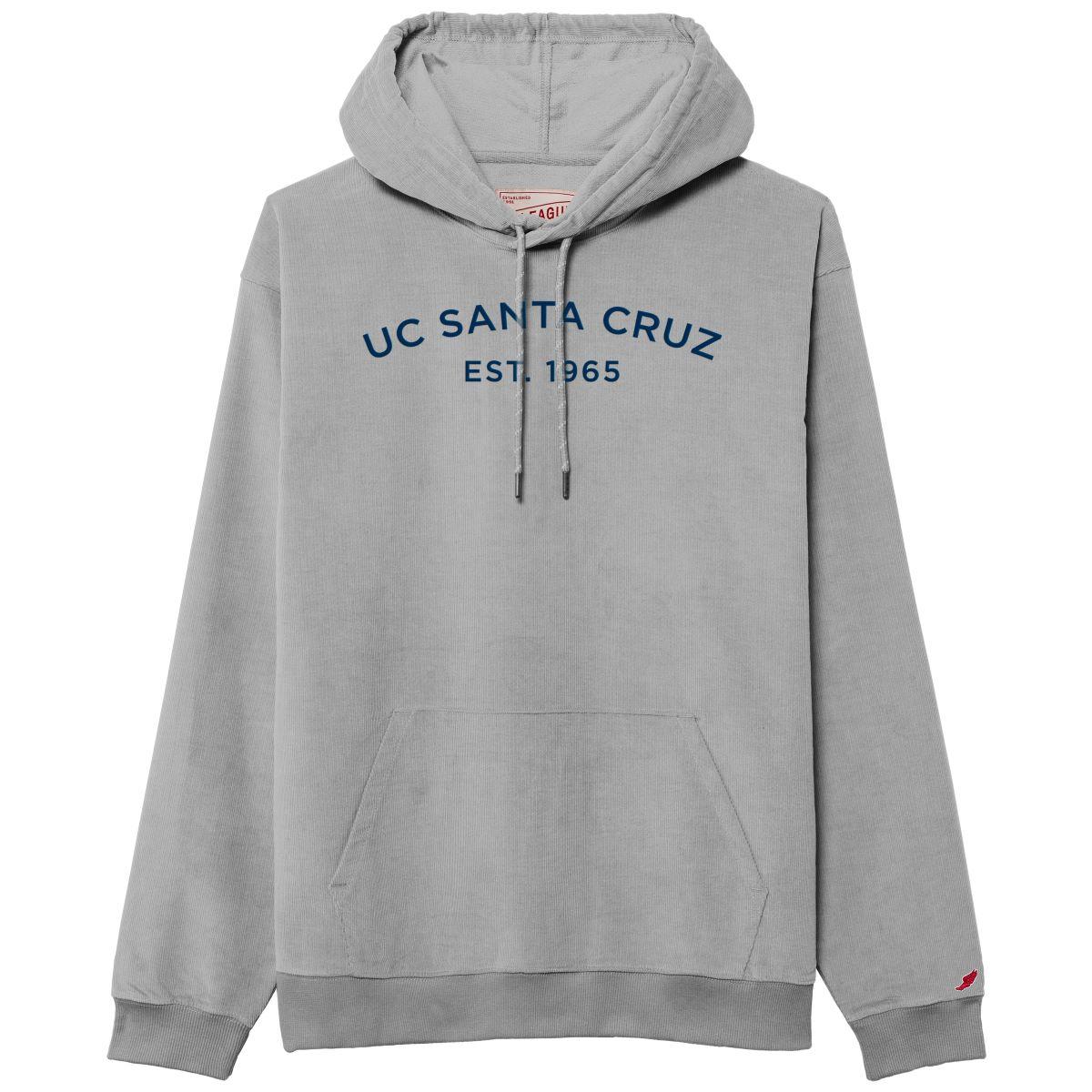 Coastal Grey Corded Hoodie