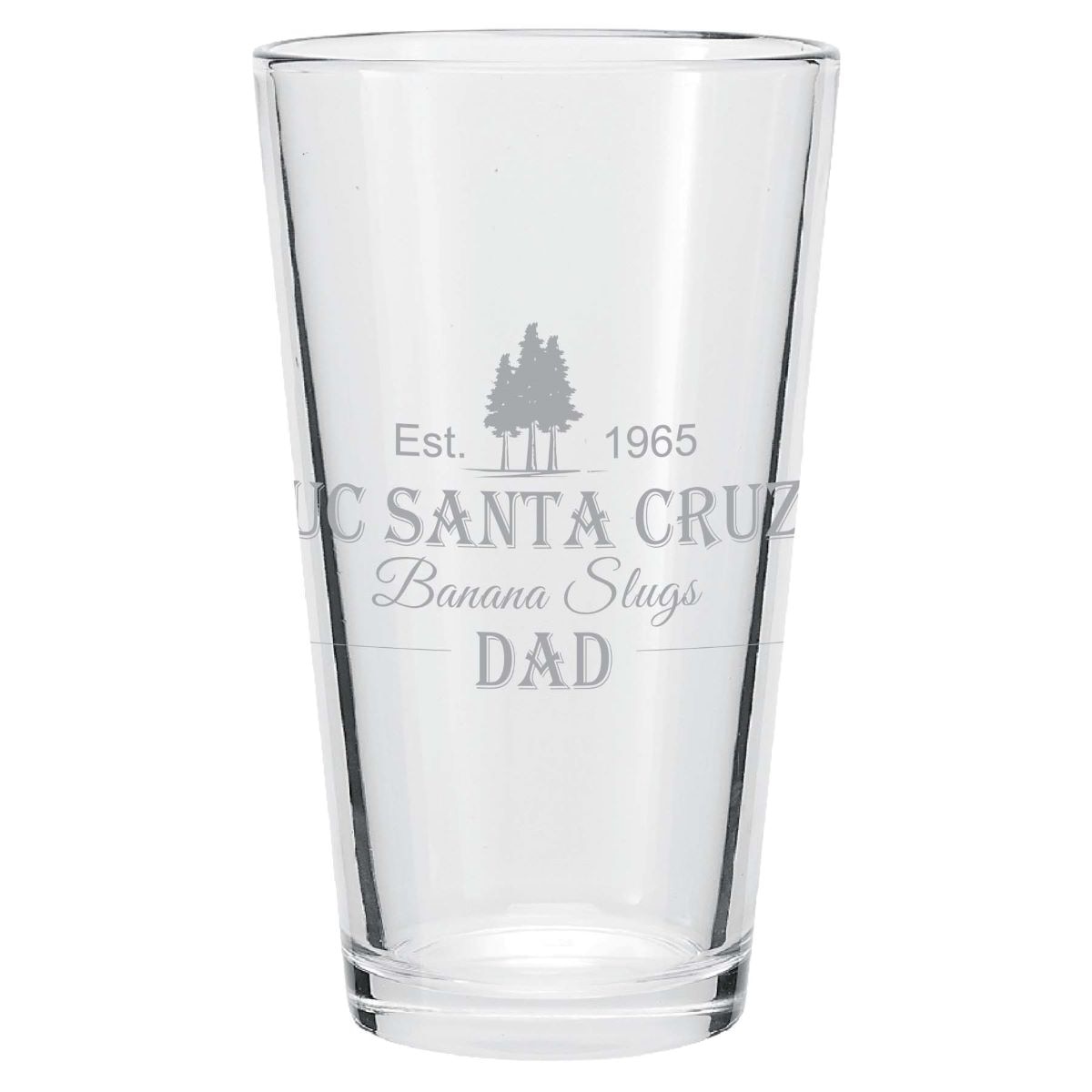 UC Santa Cruz DAD Pint Glass